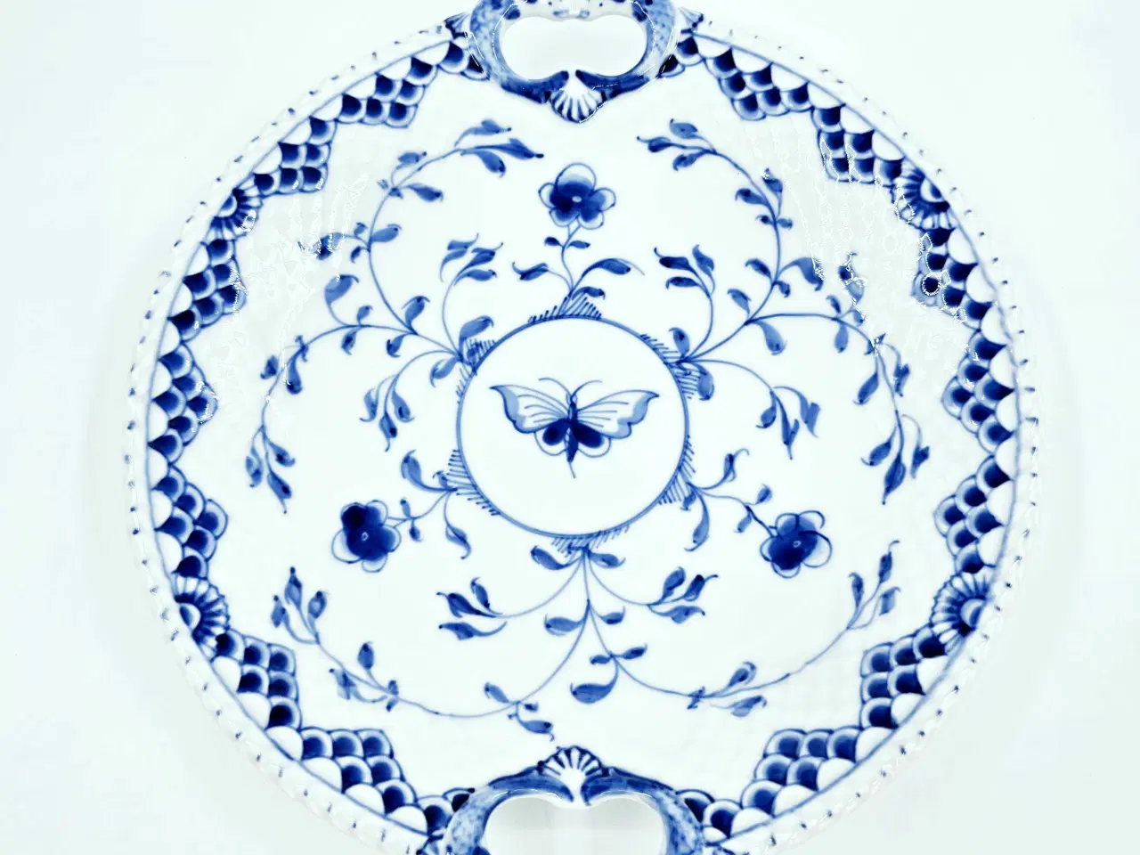 Billede 8 - Dickens Sommerfugl Kagefad Porcelæn