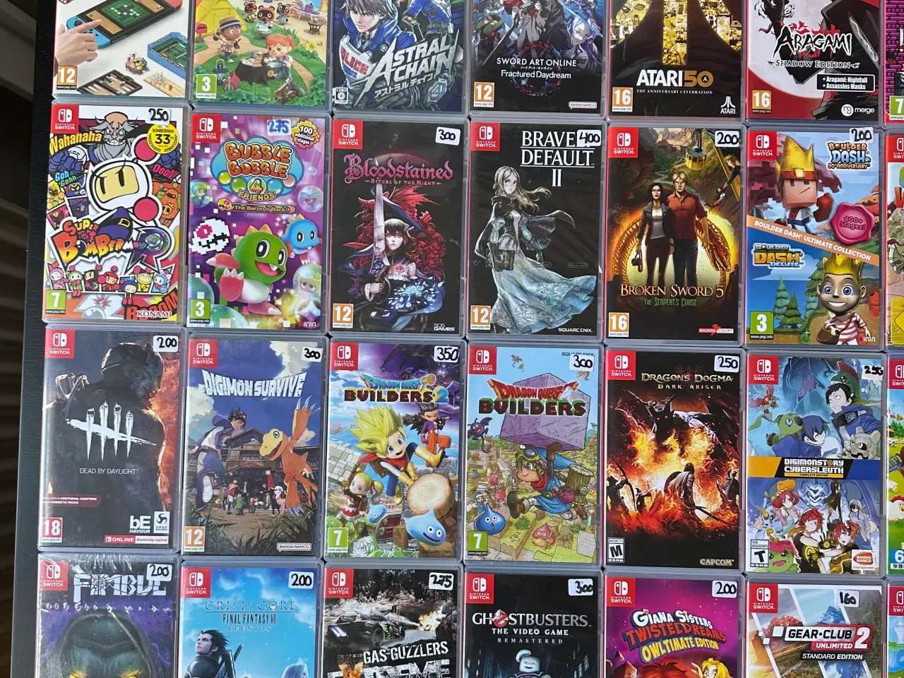 Billede 5 - Seperate Priser! 100 stk Nintendo Switch Spil