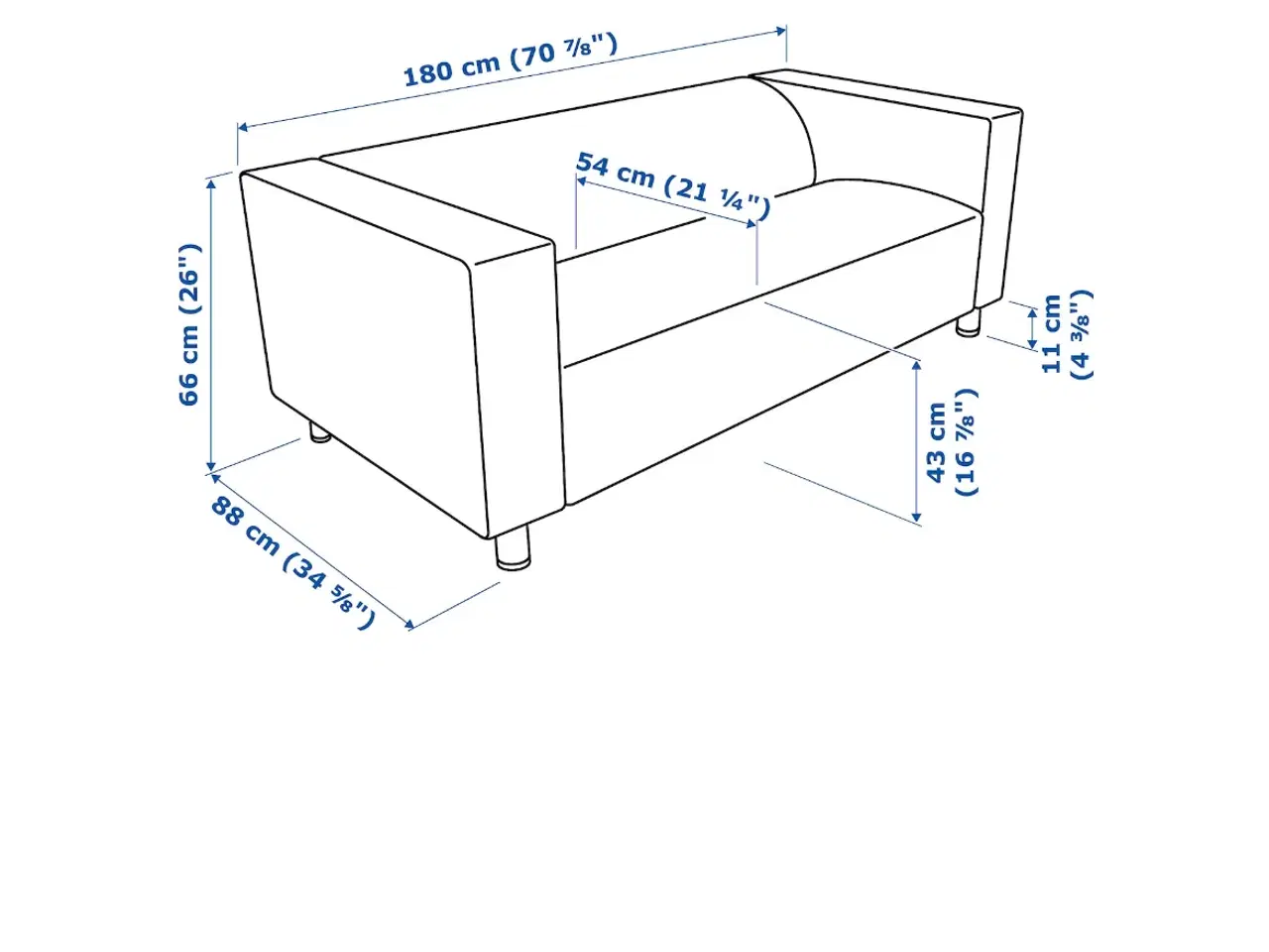 Billede 6 - Klippan Sofa 