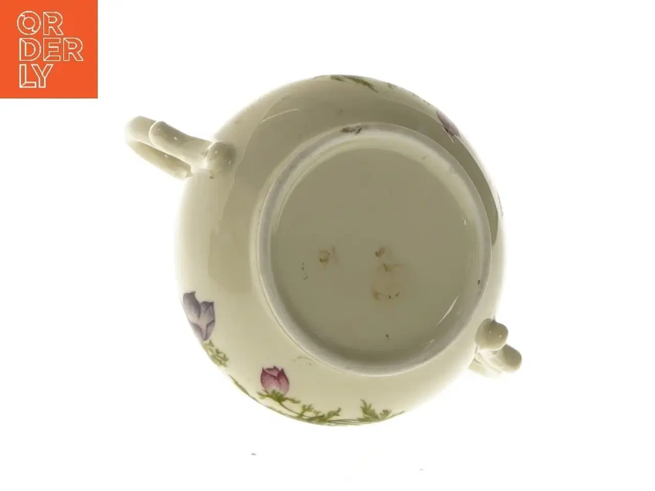 Billede 5 - Porcelæn sukkerskål med låg (str. 13 cm)