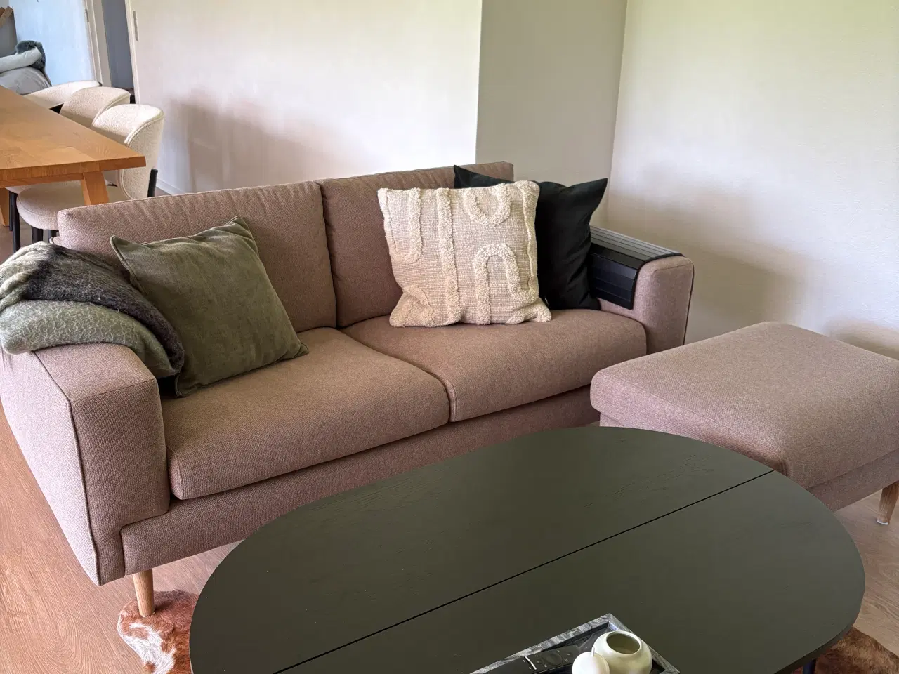 Billede 1 - Sofa med puf 