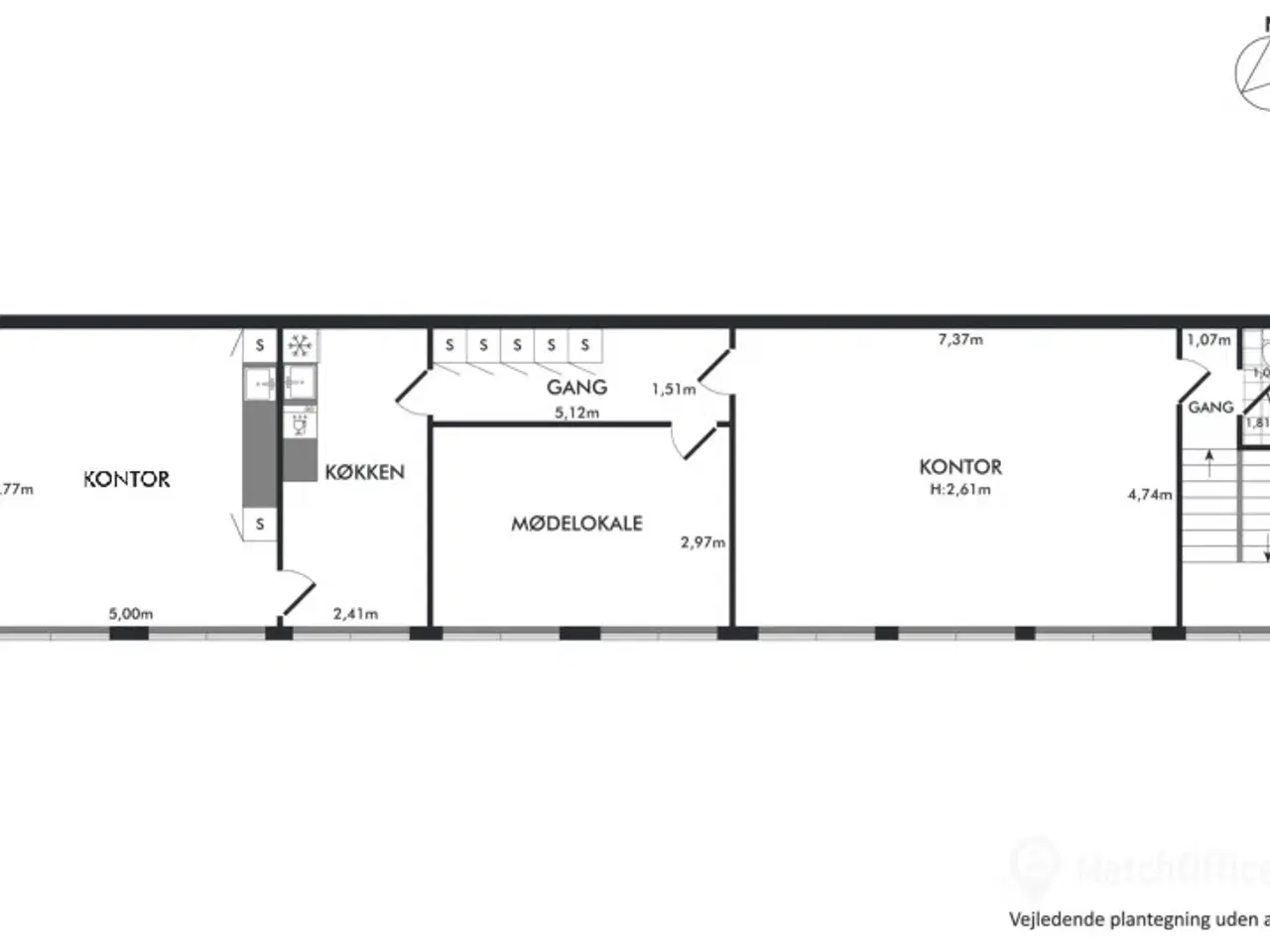 Billede 5 - Effektive kvadratmeter på bynær placering med nem adgang