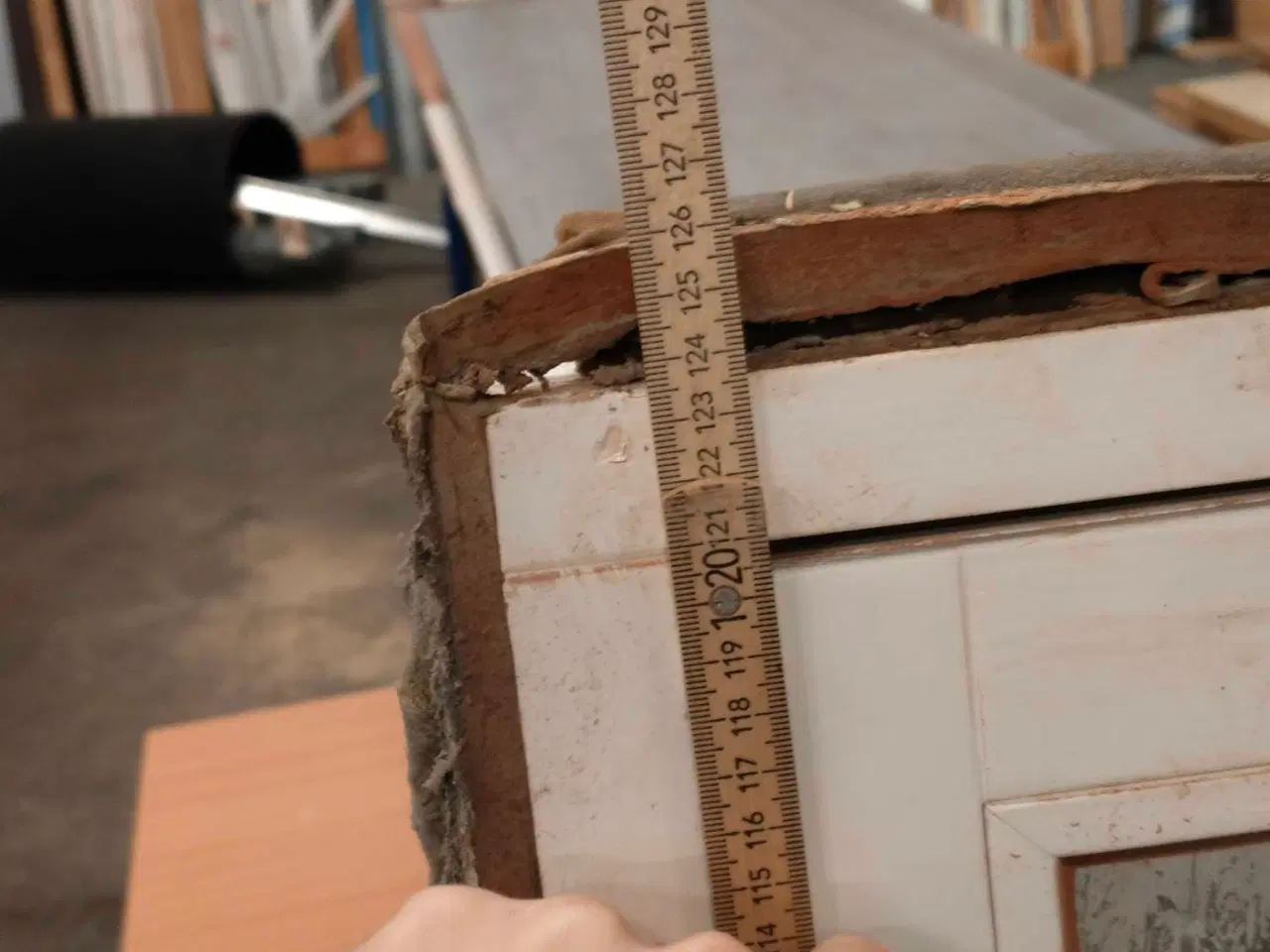 Billede 10 - Gamle trævinduer med mønstret glas