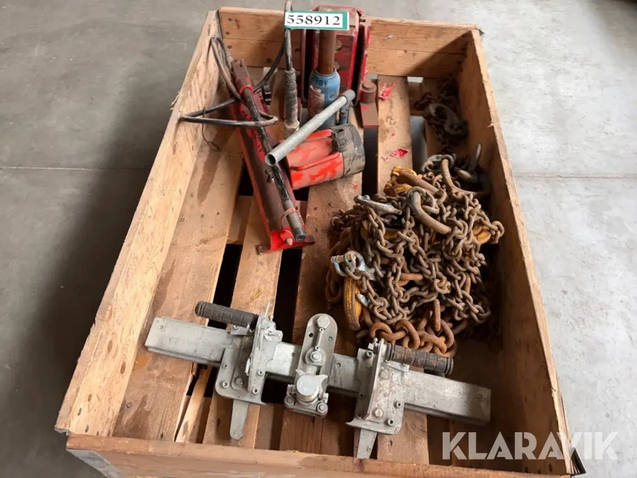 Billede 2 - Lot - kædeslæng, donkrafte og øvrigt