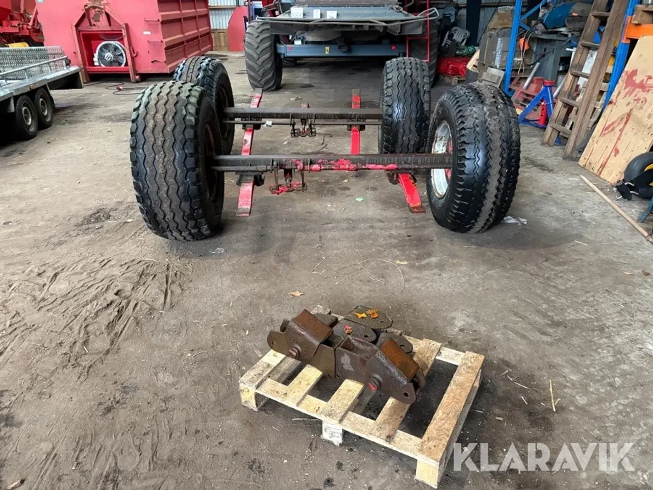 Billede 2 - Aksler med dæk - 2 stk