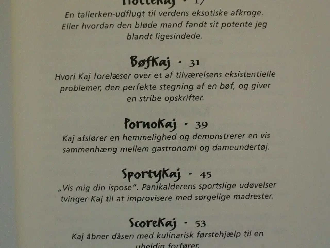 Billede 2 - køkkenkaj - gastronomisk herretur, af boesen og bo