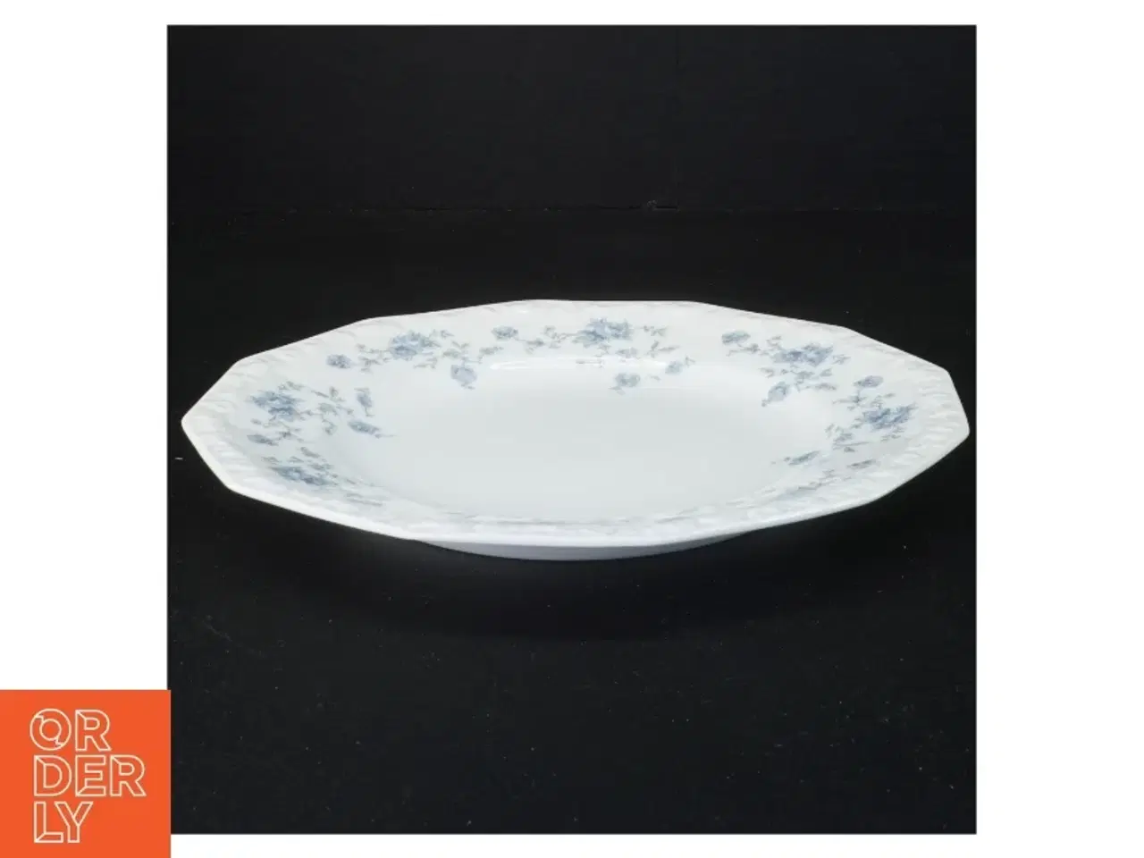 Billede 2 - 6 Porcelænstallerkener med blåt mønster fra Rosenthal (str. Diameter 25 cm)