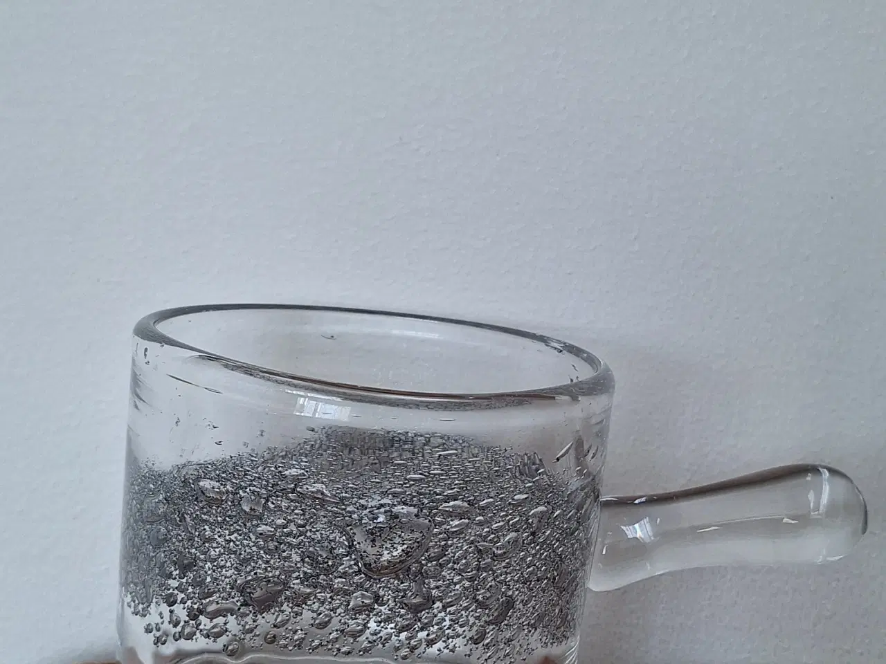 Billede 1 - Glasskål med hank