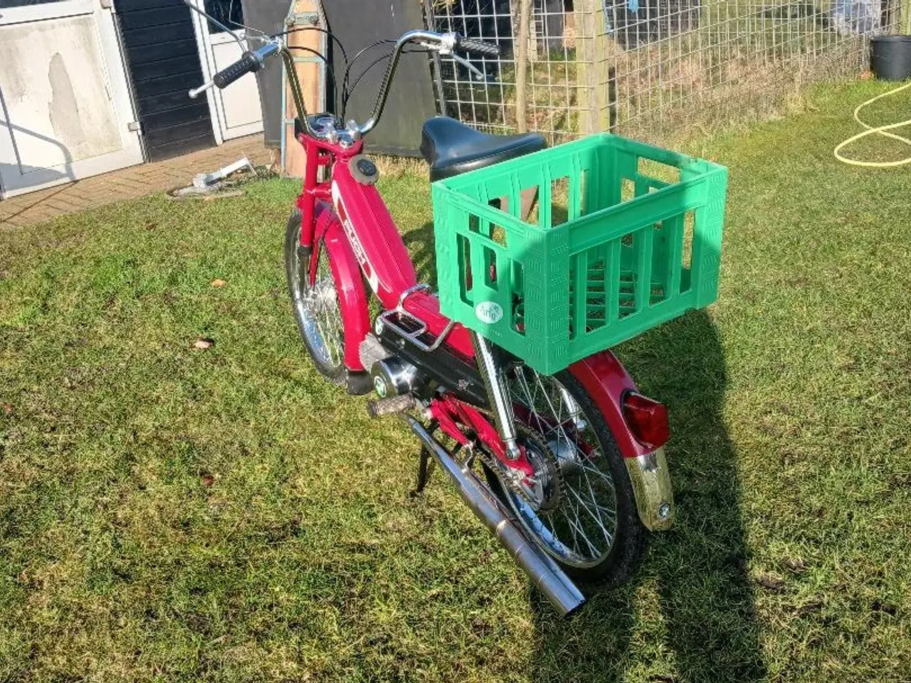 Billede 2 - Puch Maxi rød med kickstarter