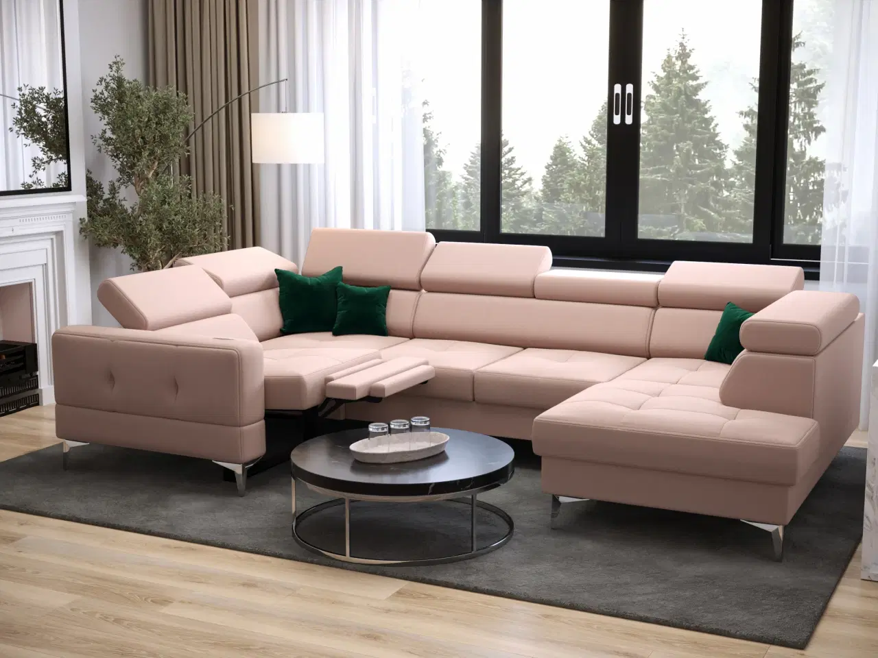 Billede 7 - TUTSEPI MAX I RELAX HJØRNESOFA MED SOVEFUNKTION 170x350x185 CM