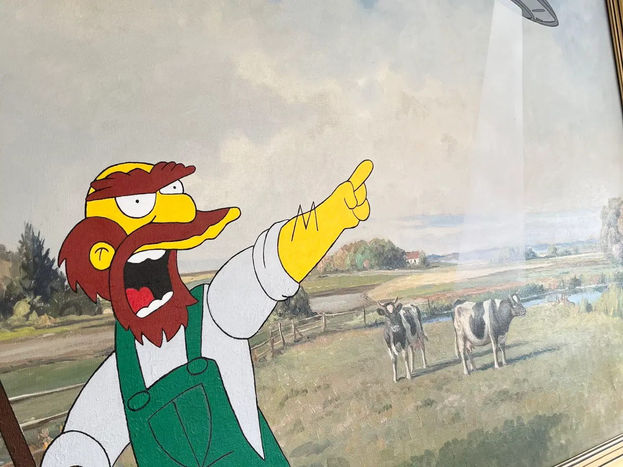 Billede 2 - Maleri - Willie & Cow thieves