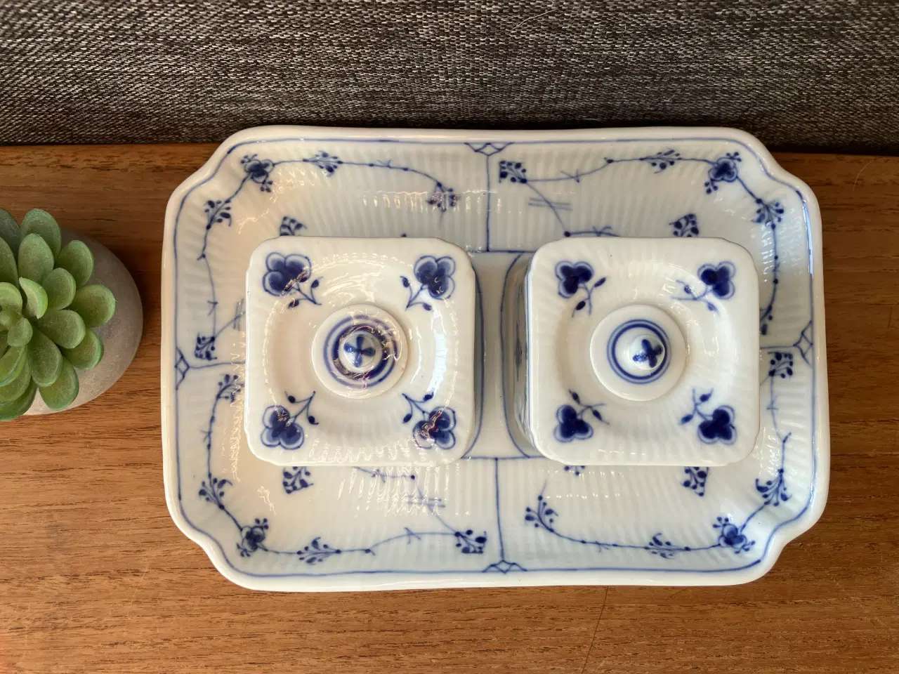 Billede 2 - Royal Copenhagen musselmalet Riflet-kollektion