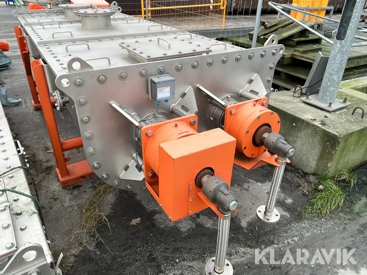 Billede 4 - Skruetransportør Segler SDD 630 dobbelt kølesnegl 1 styk