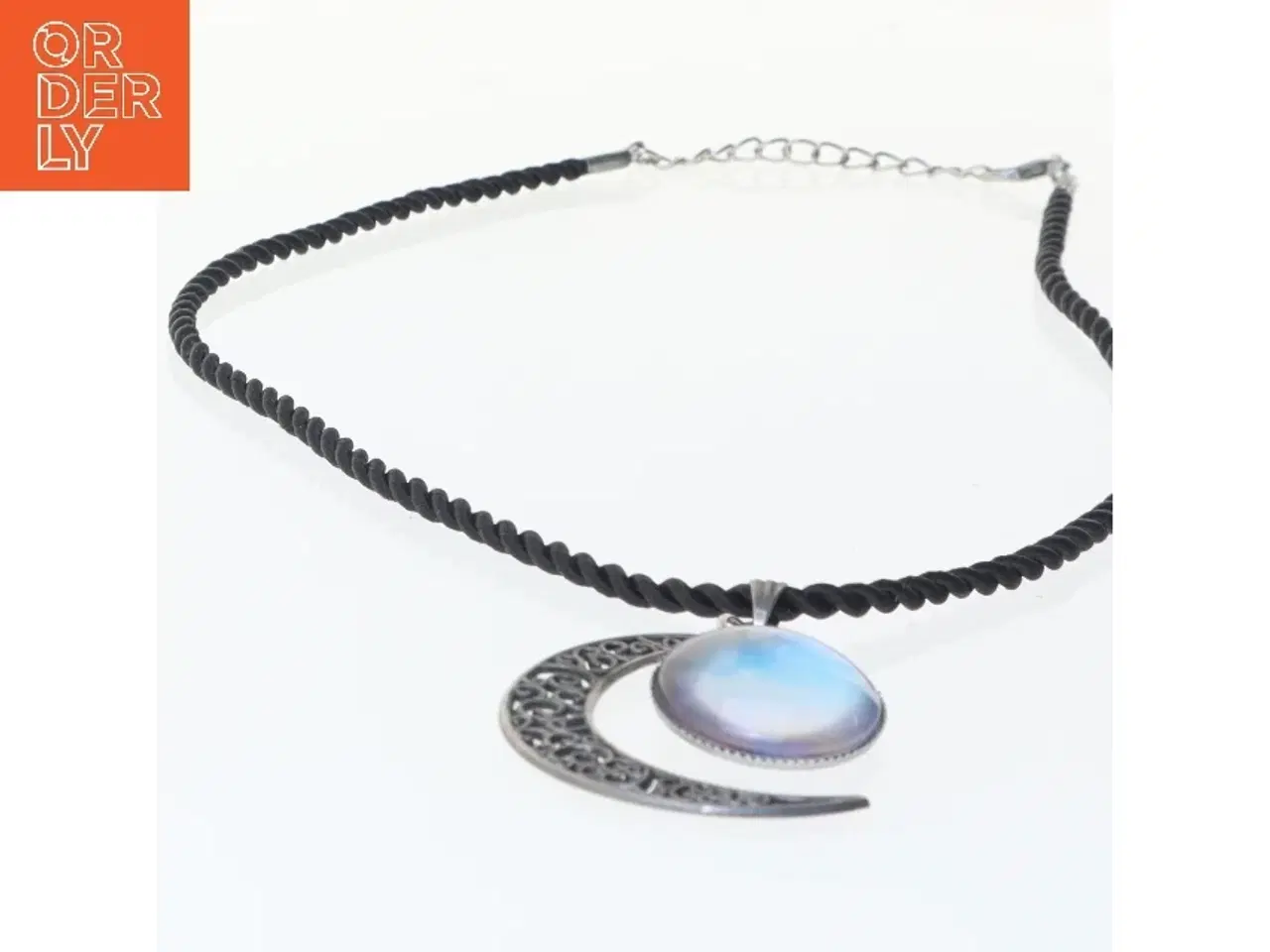 Billede 2 - Måne halskæde (str. 48 cm)