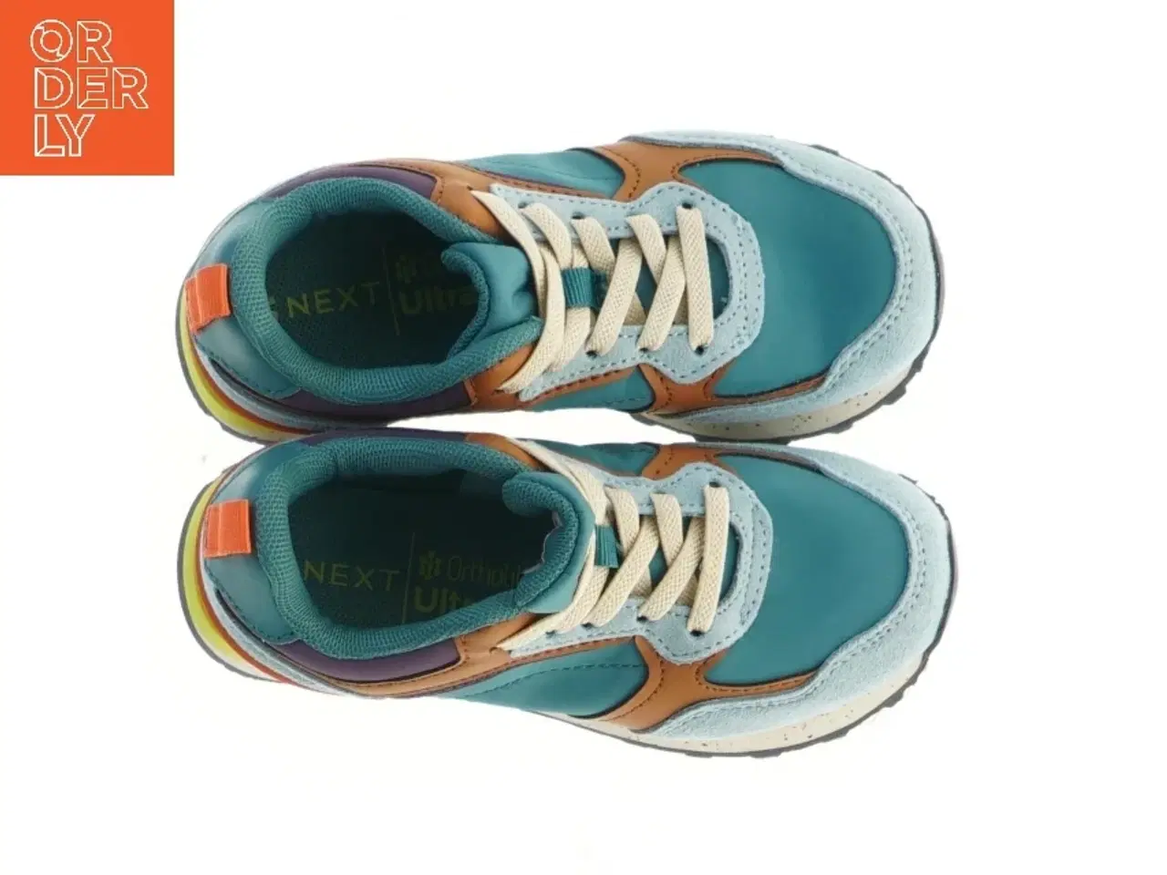 Billede 2 - Børnesko i blå og brun fra Ortholite (str. 28 )