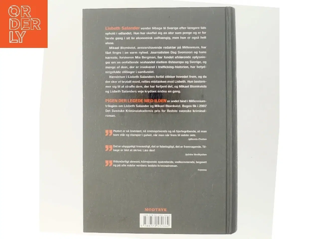 Billede 3 - Pigen der legede med ilden af Stieg Larsson (Bog)