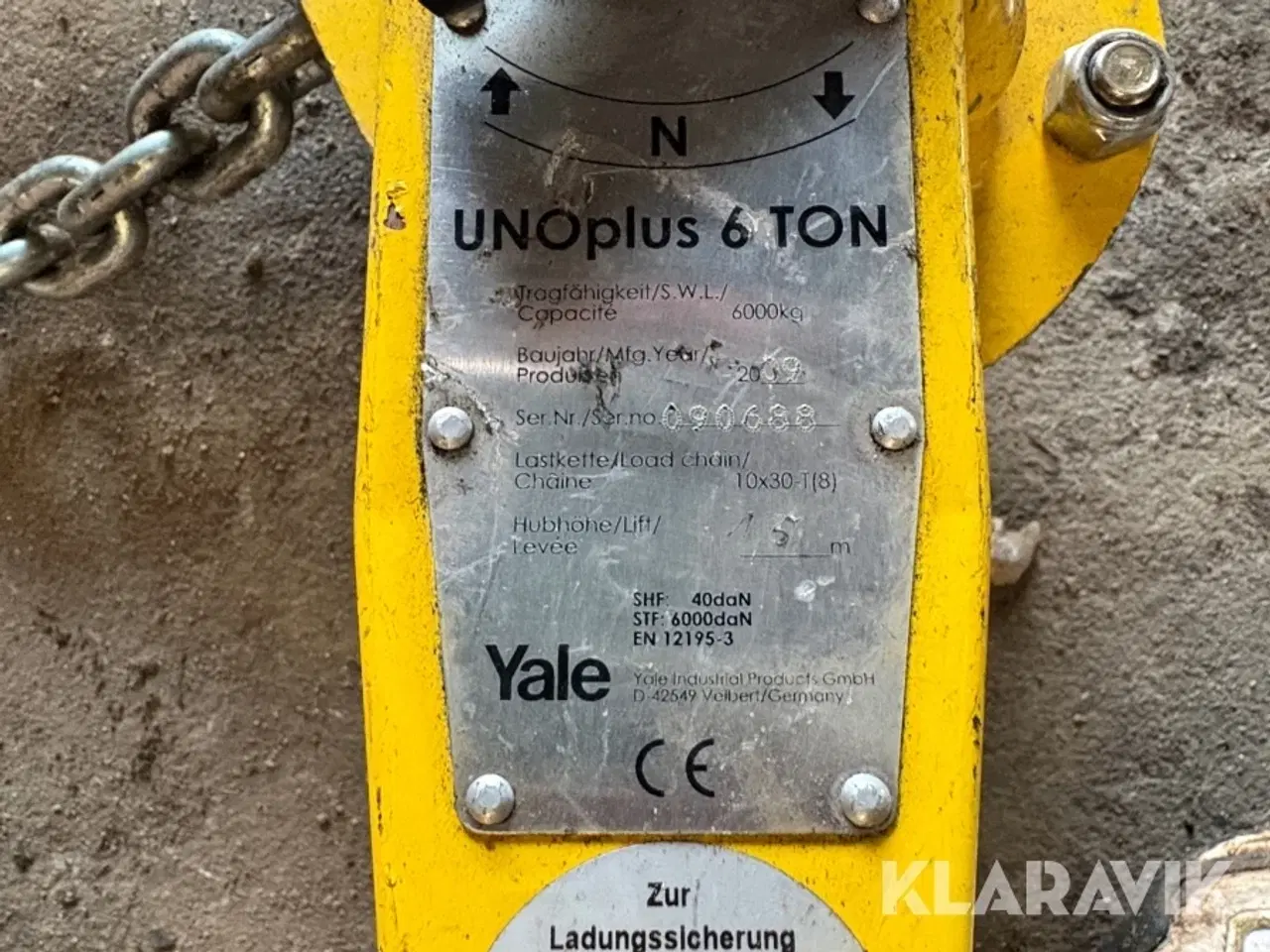 Billede 8 - Hejseværk Yale UNOplus 6 ton