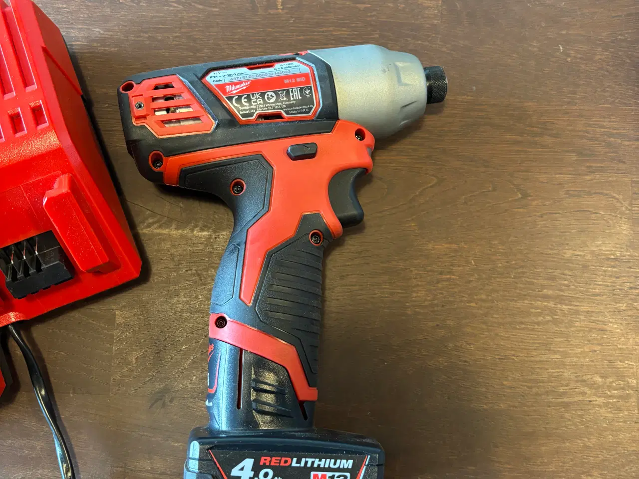 Billede 3 - Milwaukee akku slagskruemaskine M12 m. 4.0 ah batt