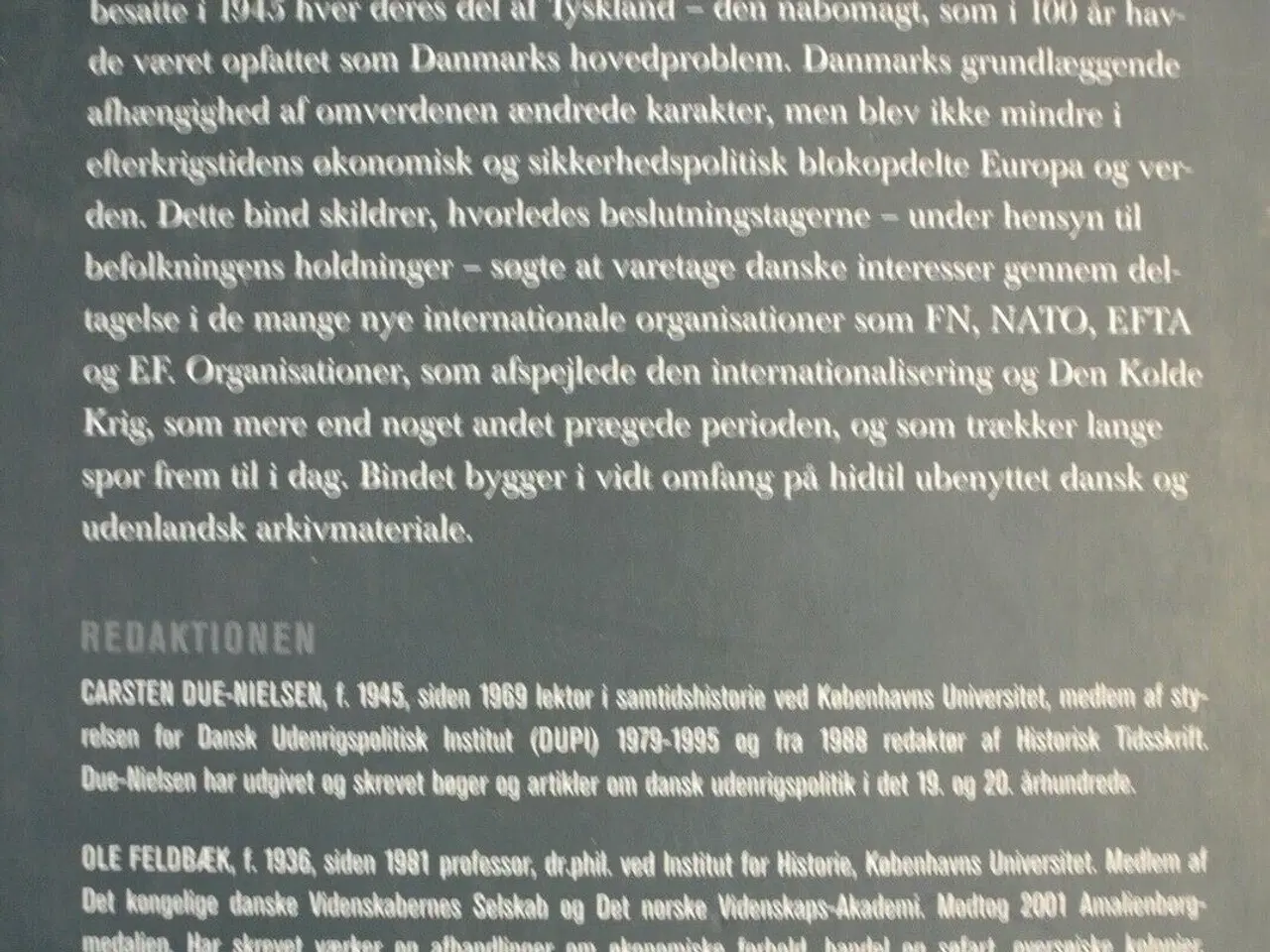 Billede 5 - dansk udenrigspolitikshistorie 5 - i blokopdelinge