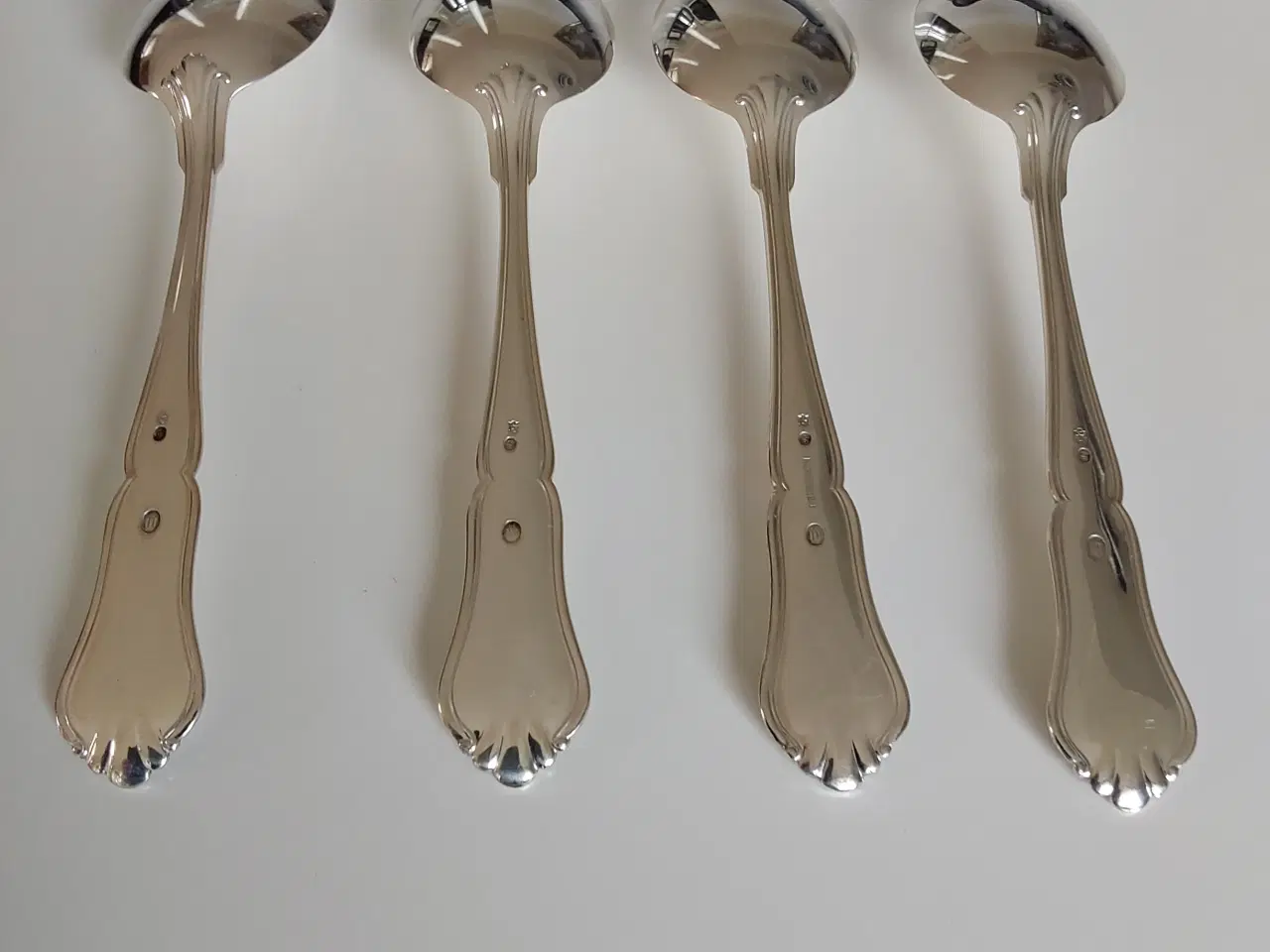Billede 2 - Rita sølvbestik tretårnet suppeskeer 21,5 cm.