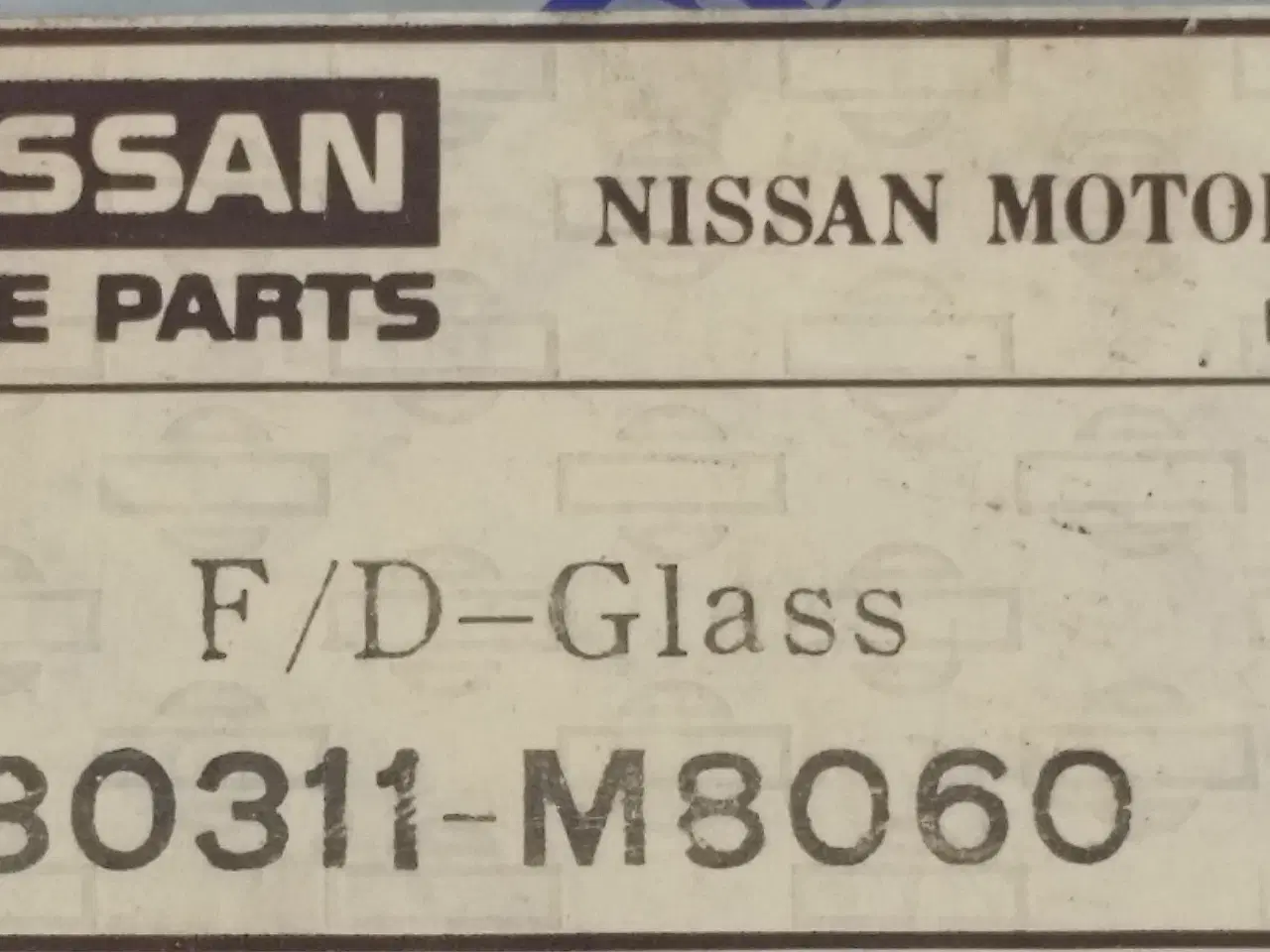 Billede 2 - Nissan/Datsun Cherry N10 siderude.