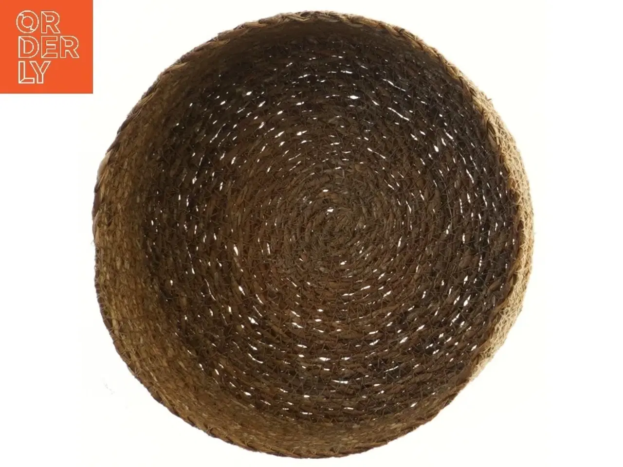 Billede 2 - Flettet rund kurv (str. Ø 23 cm)