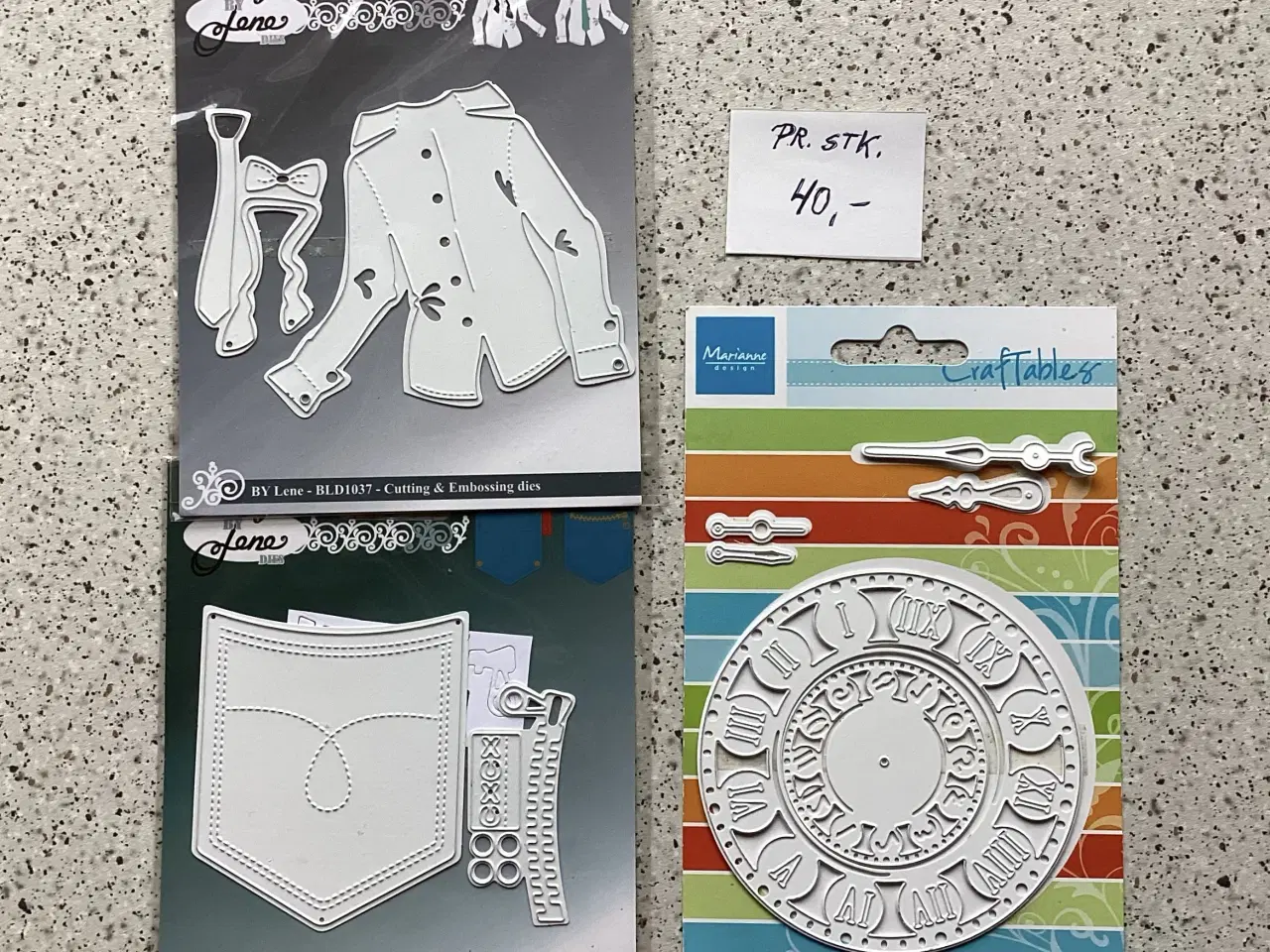 Billede 7 - Scrapbook dies, sæt, embossing, punch, mm. Fra