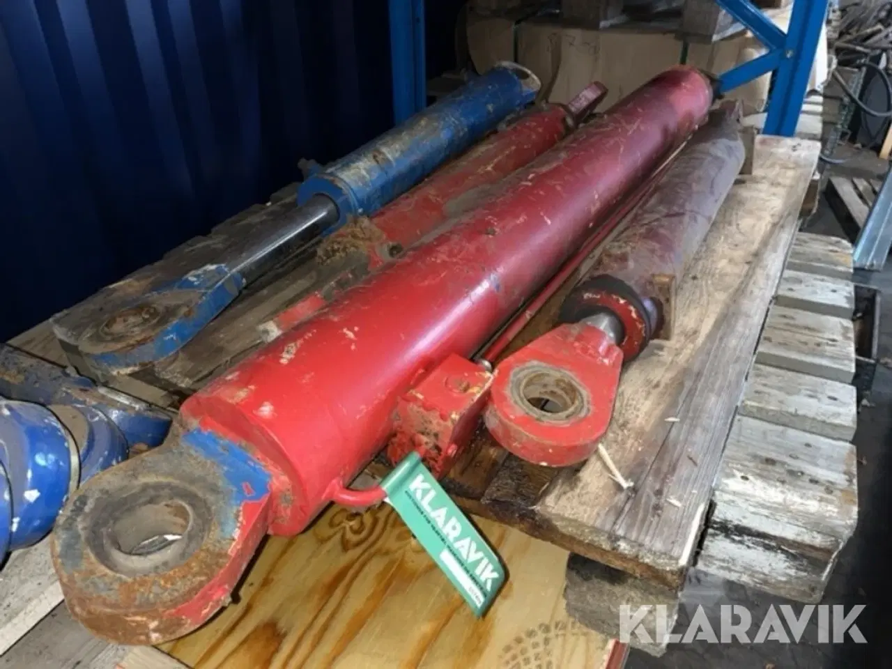 Billede 1 - Hydraulikcylindre dobbeltvirkende 4 styk