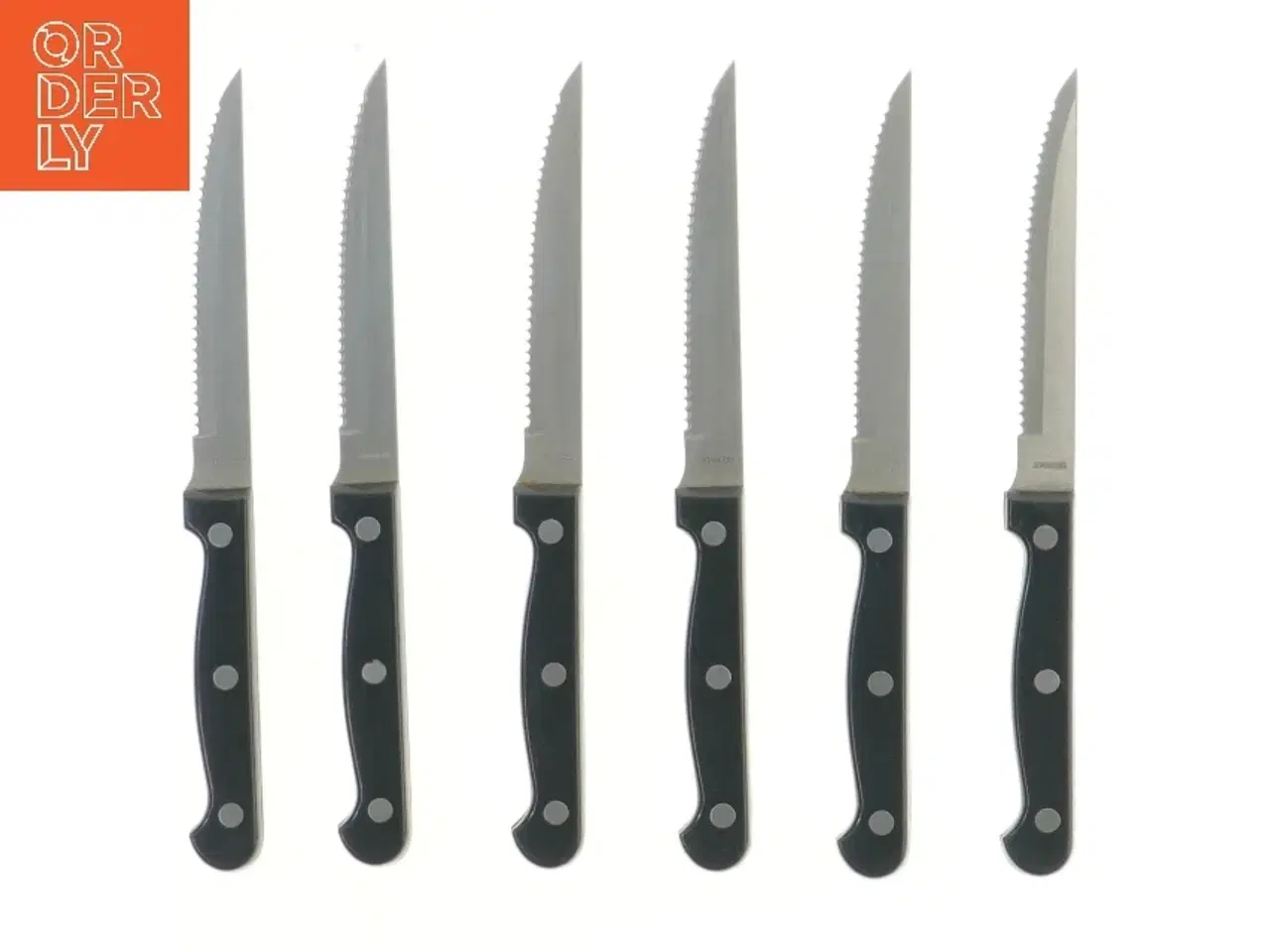 Billede 1 - Sæt med steakknive (str. 6 stk 22,5 cm)