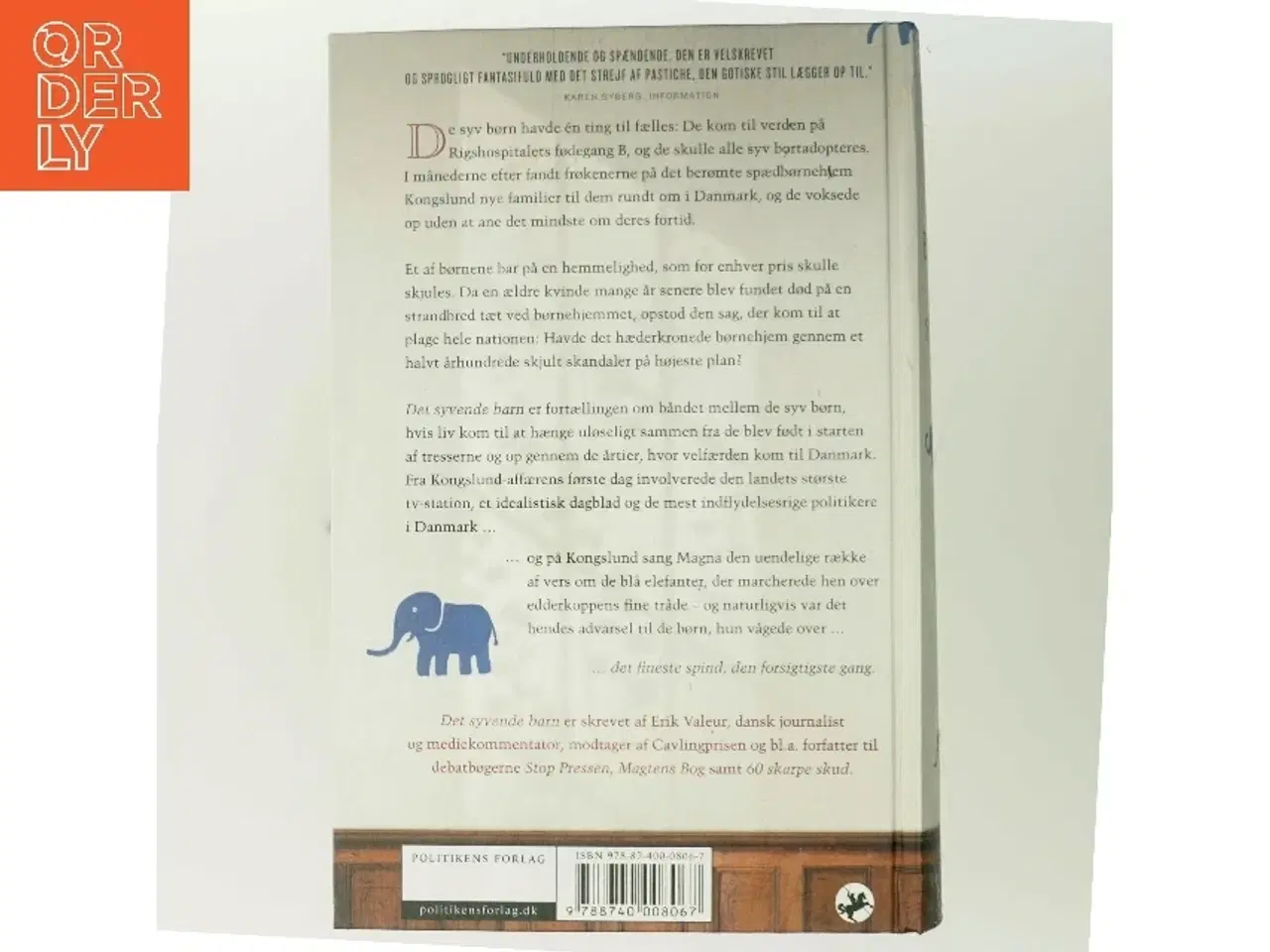 Billede 3 - Det syvende barn af Erik Valeur (Bog)