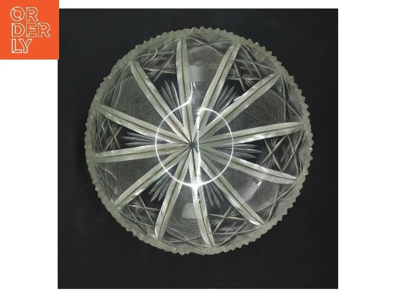 Billede 3 - Graveret rund glas skål (str. Ø 16 cm)