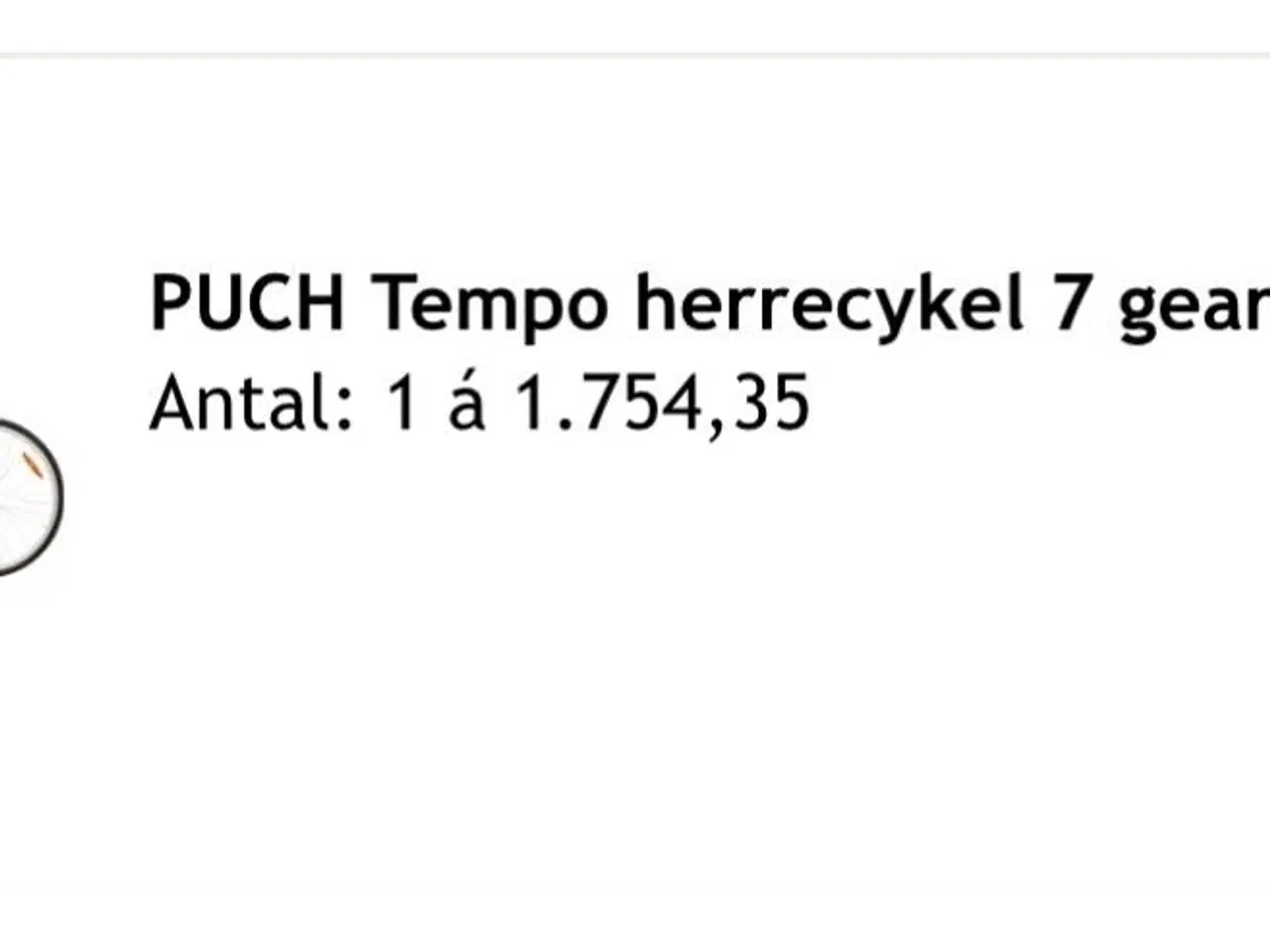 Billede 9 -  Cykel ny herre