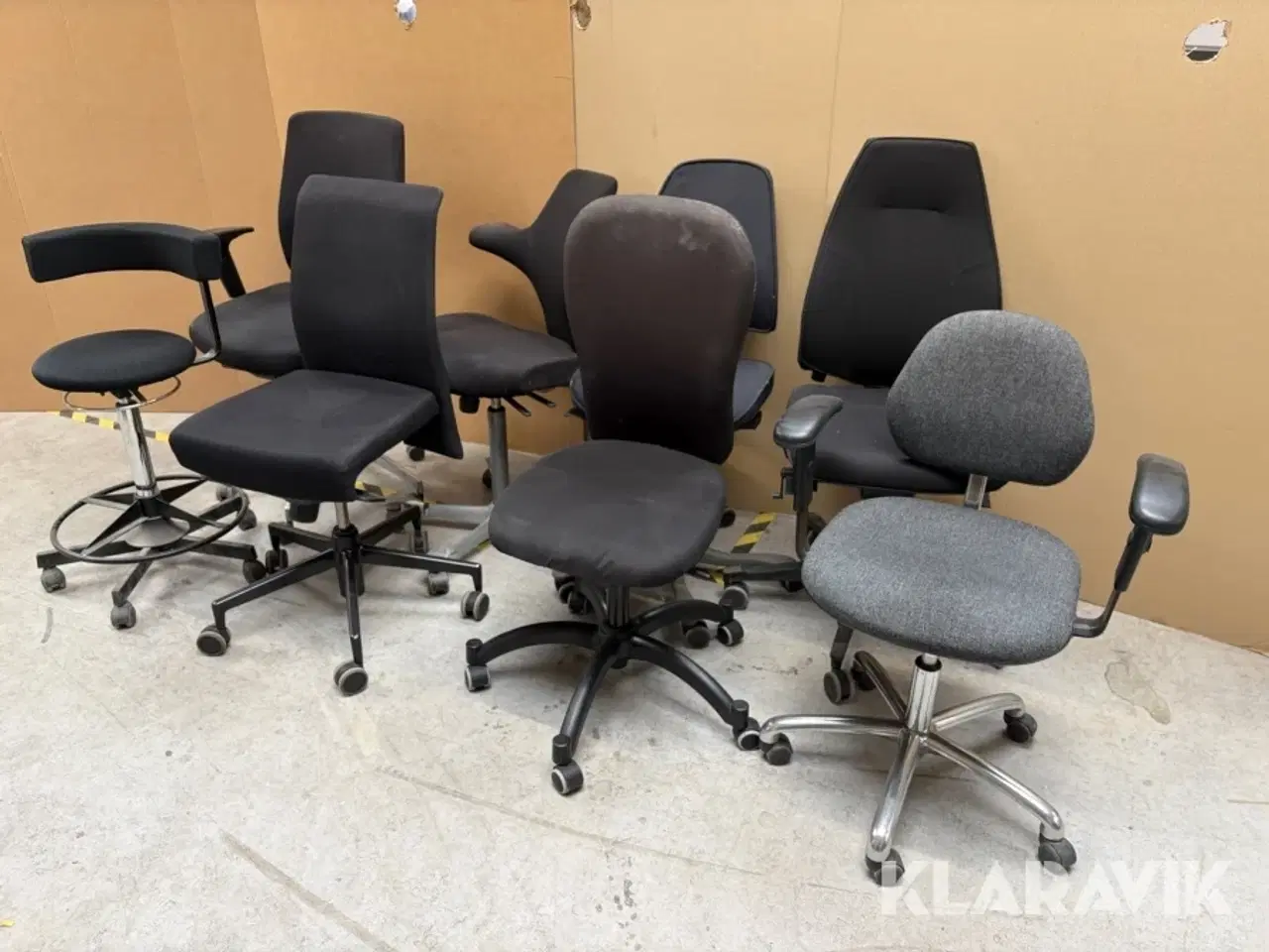 Billede 1 - Kontorstole blandet 8 styk