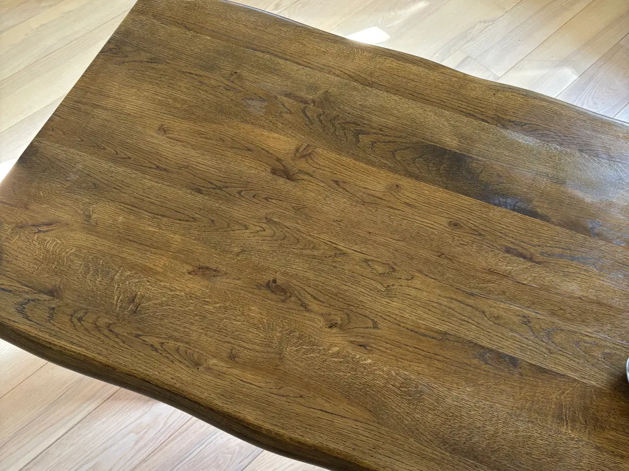 Billede 4 - Sofabord plankebord i røget eg