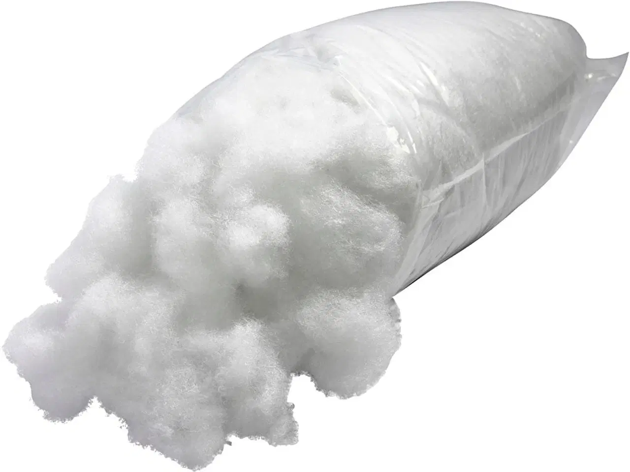 Billede 1 - Hvid Bamsefyld 1 kg - Blødt og Vaskbart