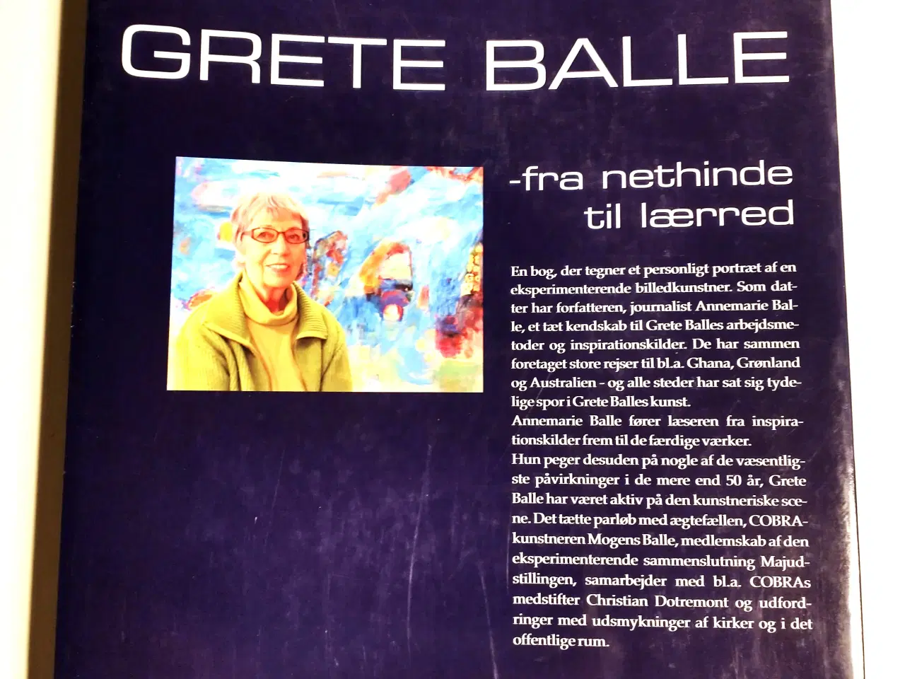 Billede 2 - Grete Balle - fra nethinde til lærred