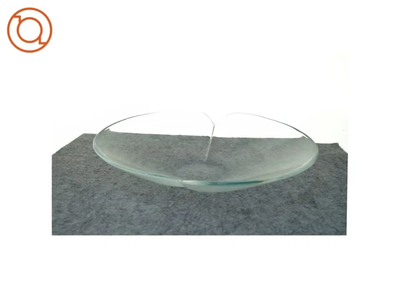 Billede 1 - Holmegaard Fad i glas (str. )