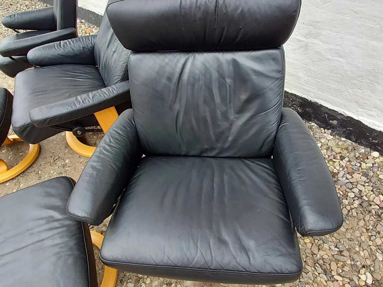 Billede 5 - 3 stk stressless Orion læder lænestole i god stand