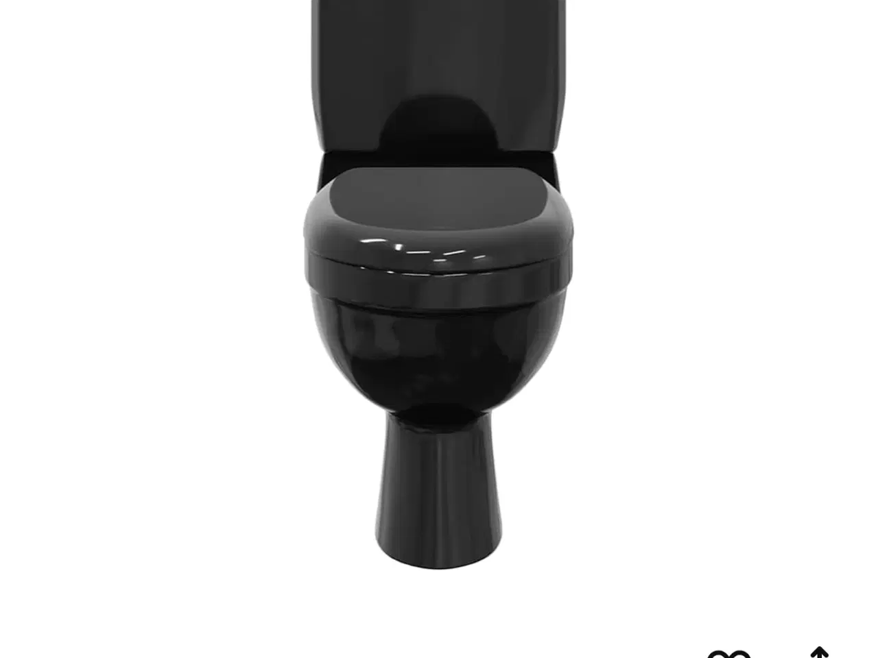 Billede 2 - Nyt toilet i sort