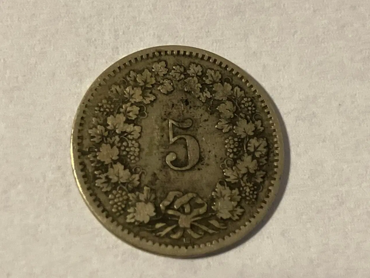 Billede 2 - 5 Rappen Switzerland 1850