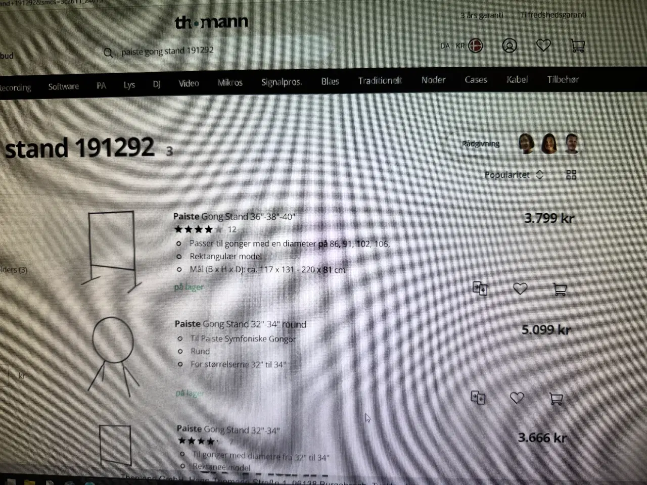 Billede 3 - Stativ, gong, paiste gong stativ