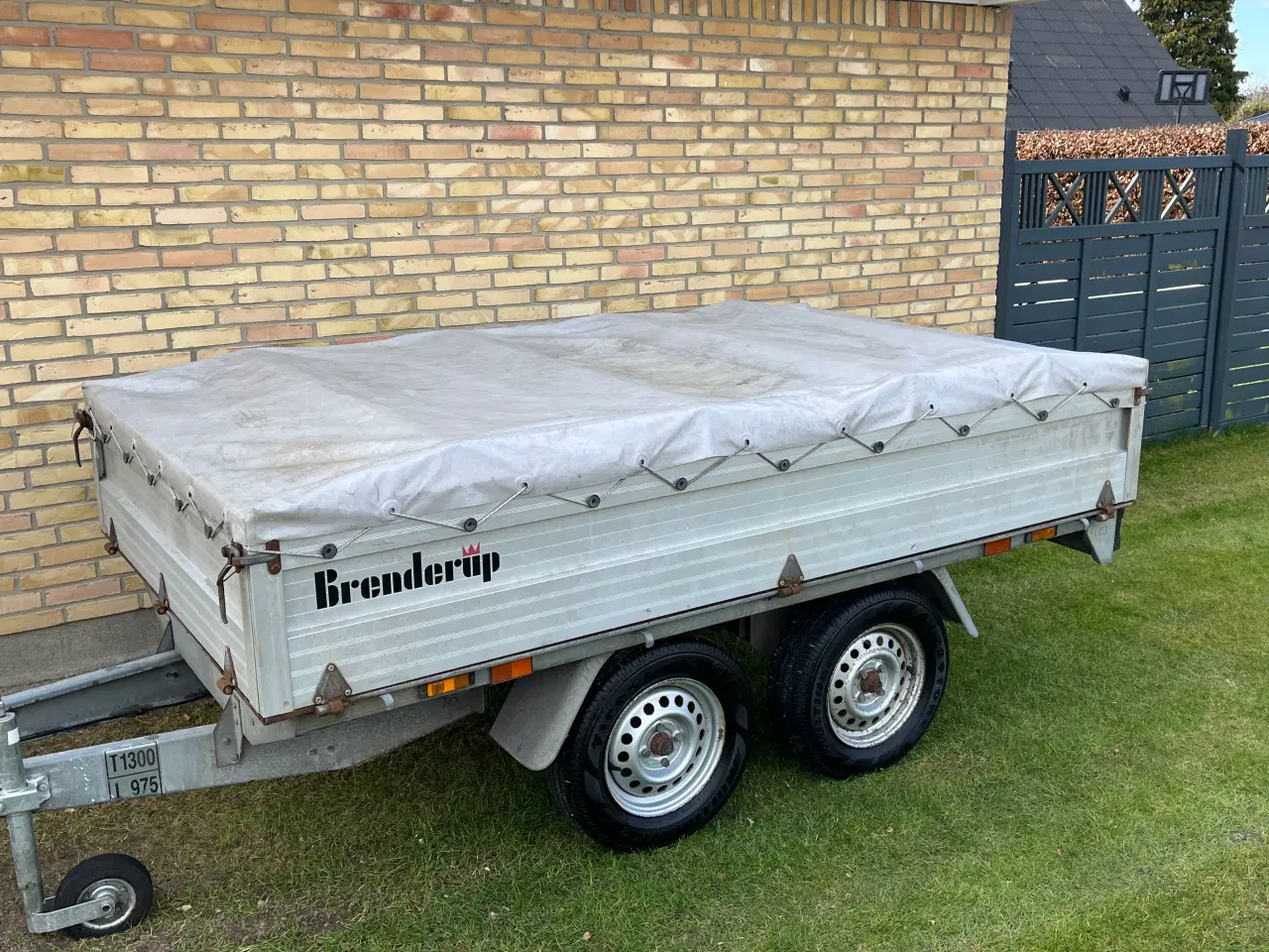 Billede 13 - Boggietrailer med nedfældige sider