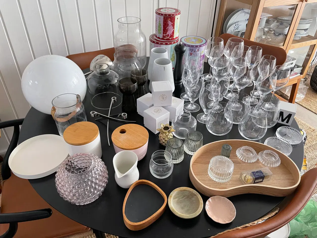 Billede 1 - Alt til hjemmet. Kurve, nips, vinglas, lampe, bill