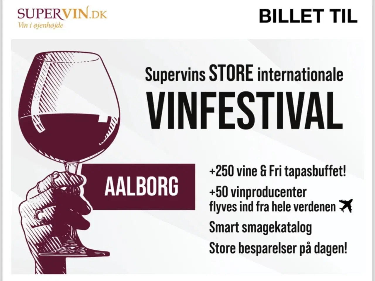 Billede 1 - Supervin Festival Aalborg 