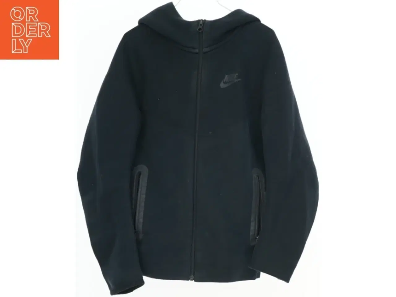 Billede 1 - Sort hættetrøje med lynlås fra Nike (str. 146)