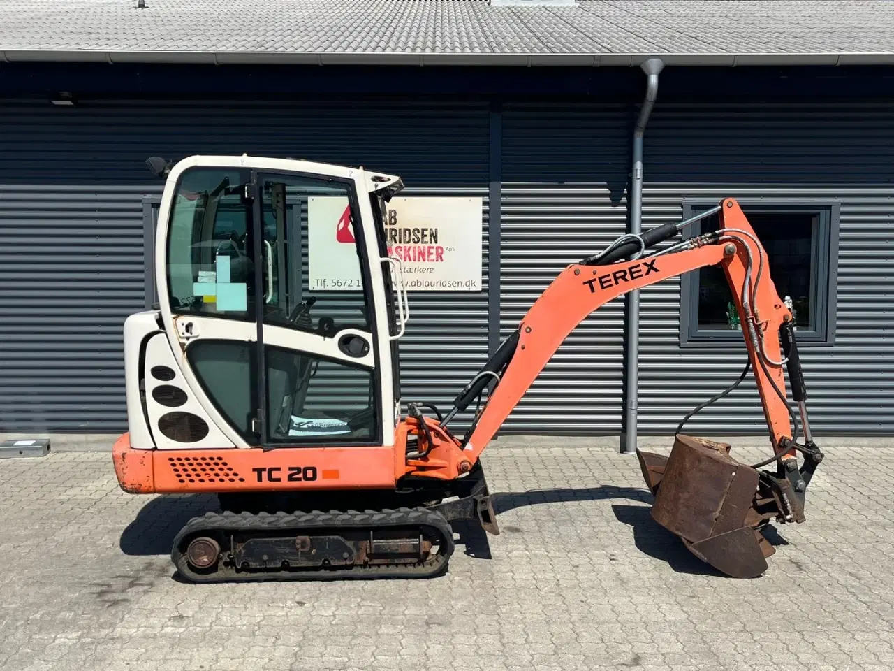 Billede 1 - Terex TC20 Mekanisk hurtigskifte og kipbar planer skovl +2graveskovle