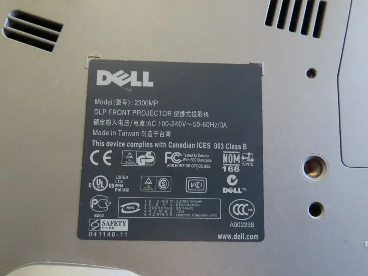 Billede 2 - Projektor DELL 2300MP