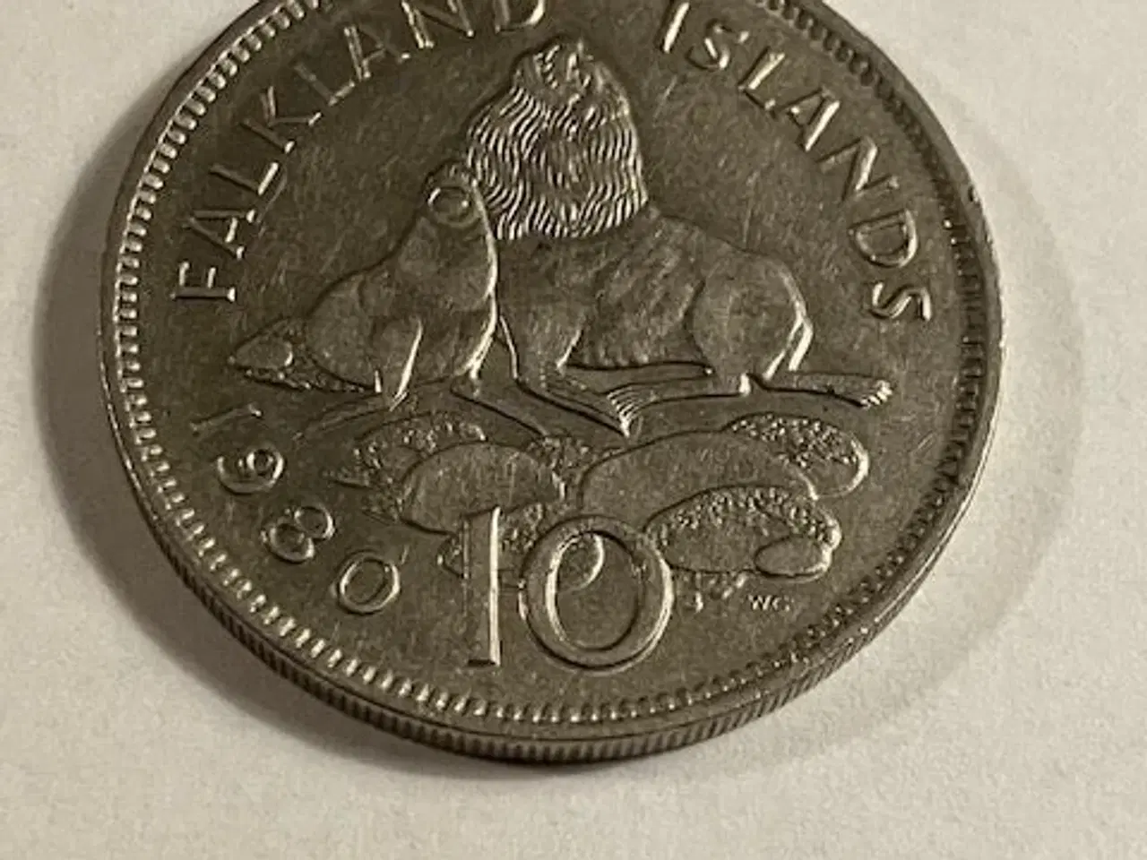 Billede 1 - Falkland Islands 10 Pence 1980