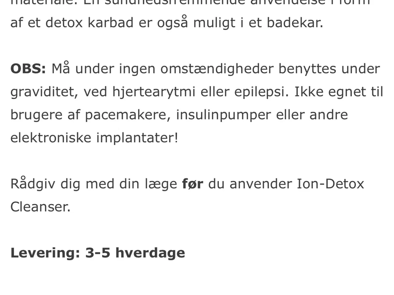 Billede 5 - Detox Ion Cleaner Galvano fodbad
