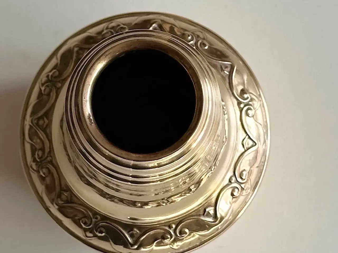 Billede 6 - Messingvase, antik